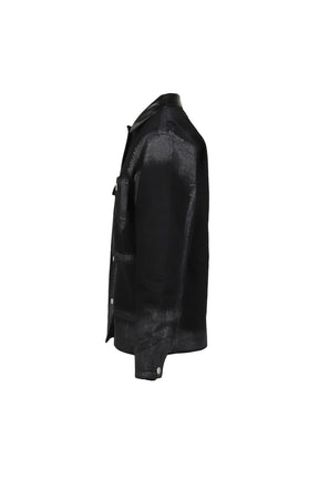 MARFA TWILL WORK JACKET / DUSTED BLK 