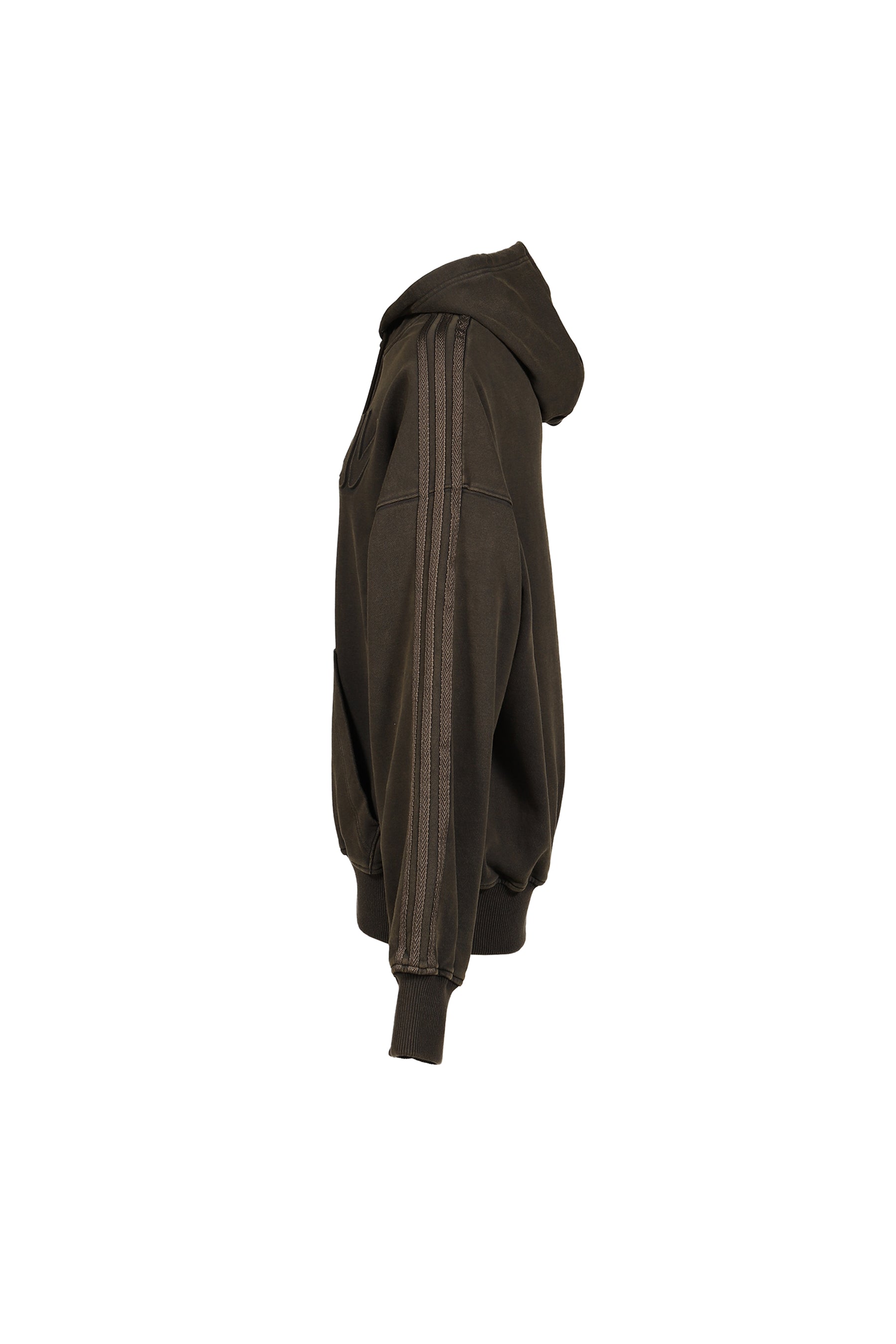 AVAVAV SHOULDERLESS HOODIE / CARBON
