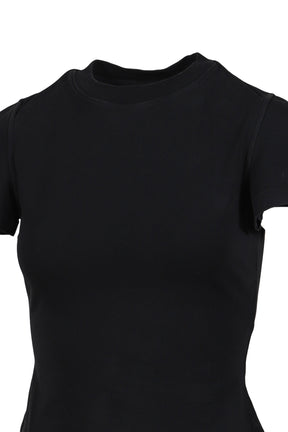 VETEMENTS FRONT SLEEVE BABY T-SHIRT / BLK