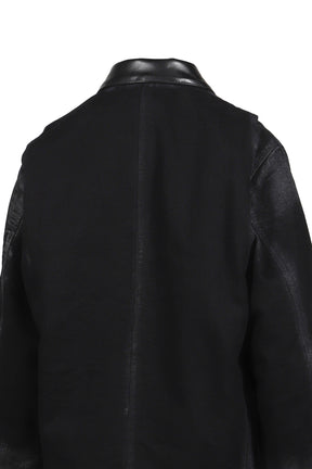 MARFA TWILL WORK JACKET / DUSTED BLK 
