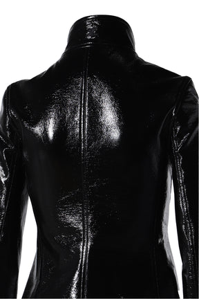 MOTORCYCLE VINYL JACKET / BLK