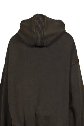 AVAVAV SHOULDERLESS HOODIE / CARBON