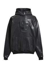 WAXED OG LOGO HOODIE / BLK