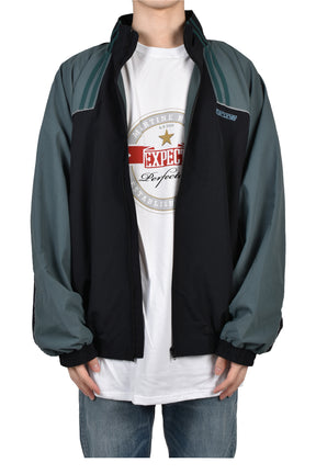 T-LINING TRACK JACKET / BLK TEAL BLK