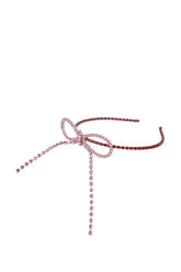BIG RIBBON HAIRBAND / PNK / RED