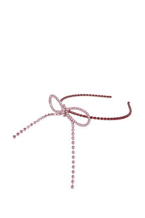 BIG RIBBON HAIRBAND / PNK / RED