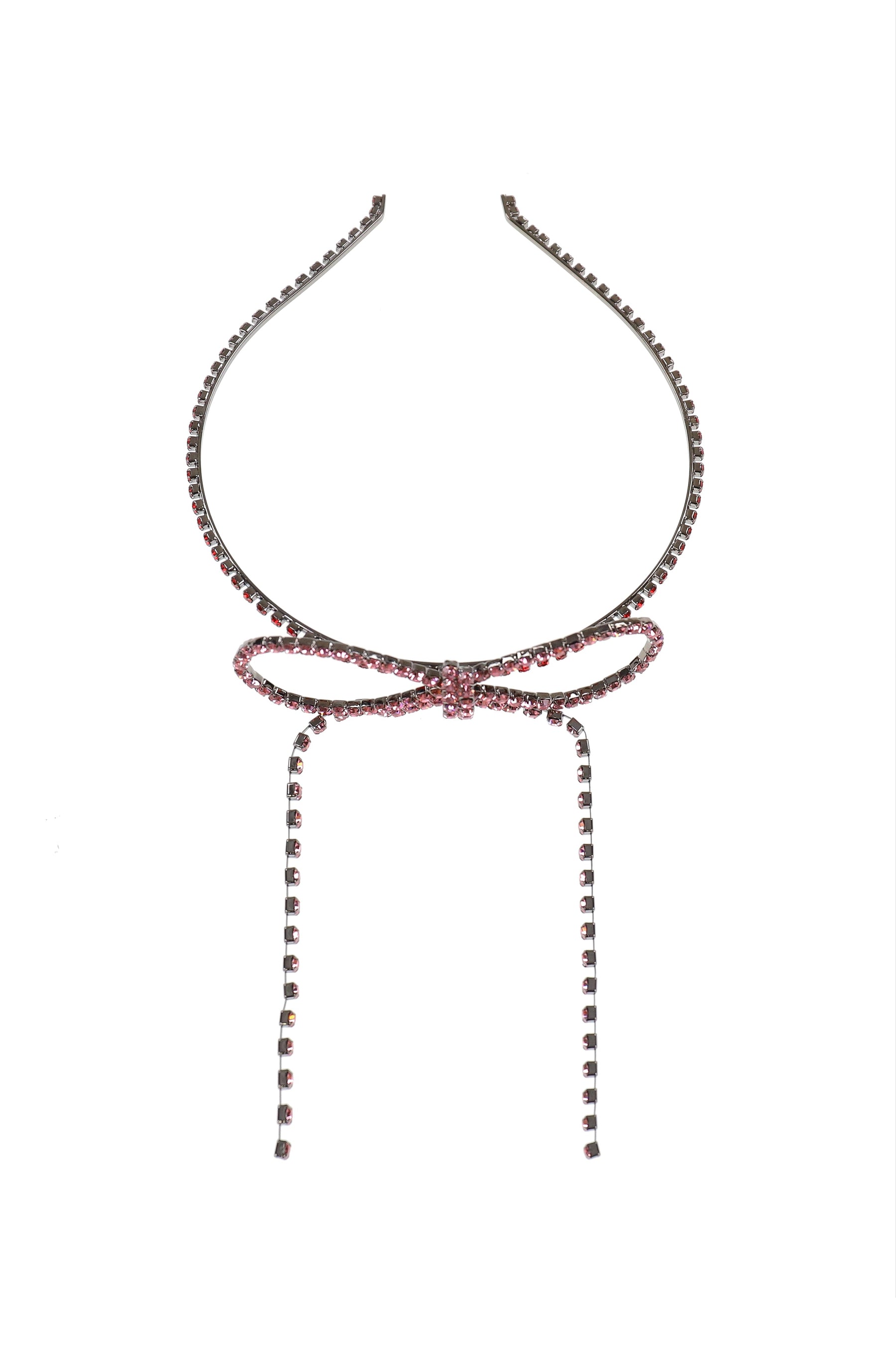 BIG RIBBON HAIRBAND / PNK / RED