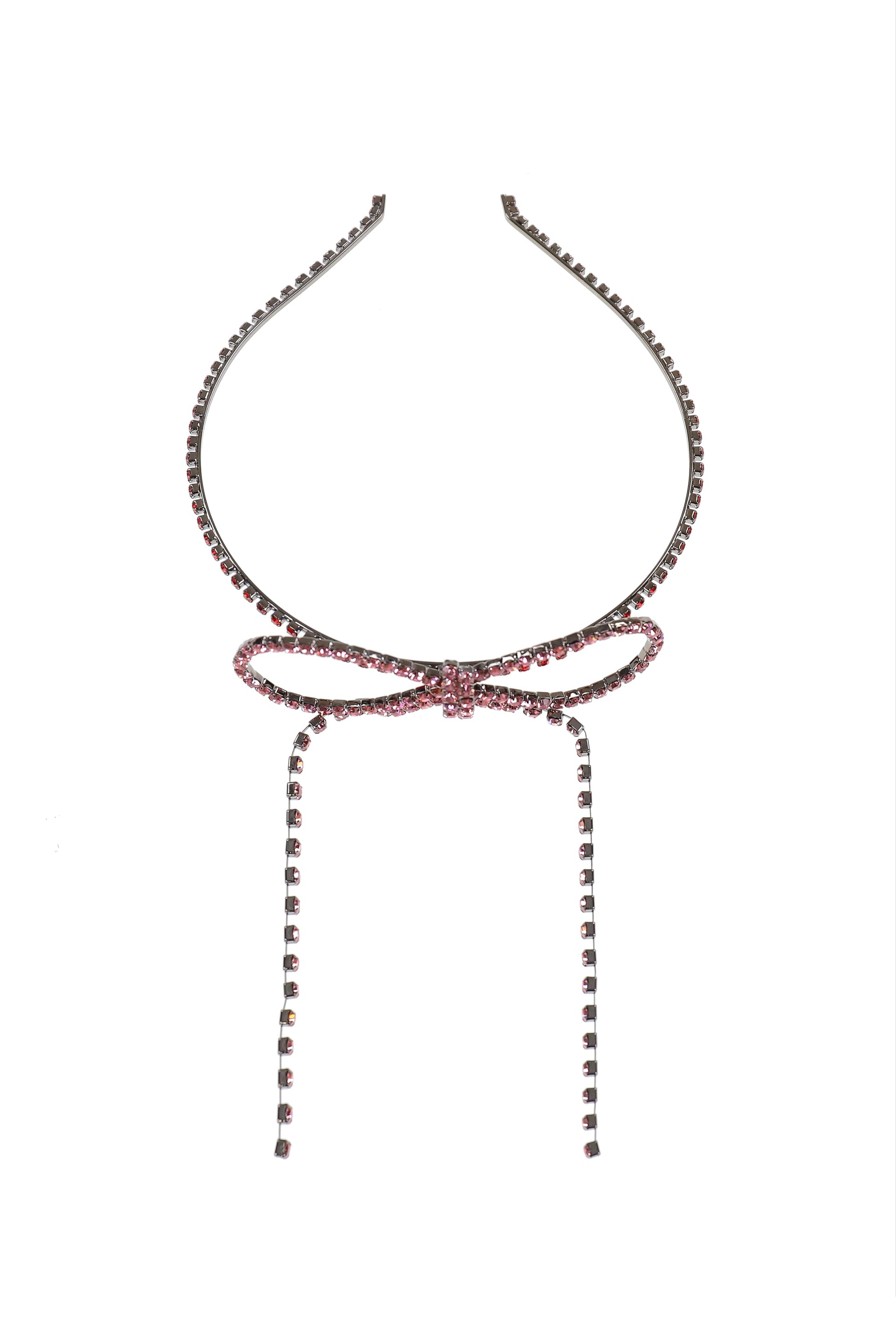 BIG RIBBON HAIRBAND / PNK / RED