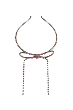 BIG RIBBON HAIRBAND / PNK / RED