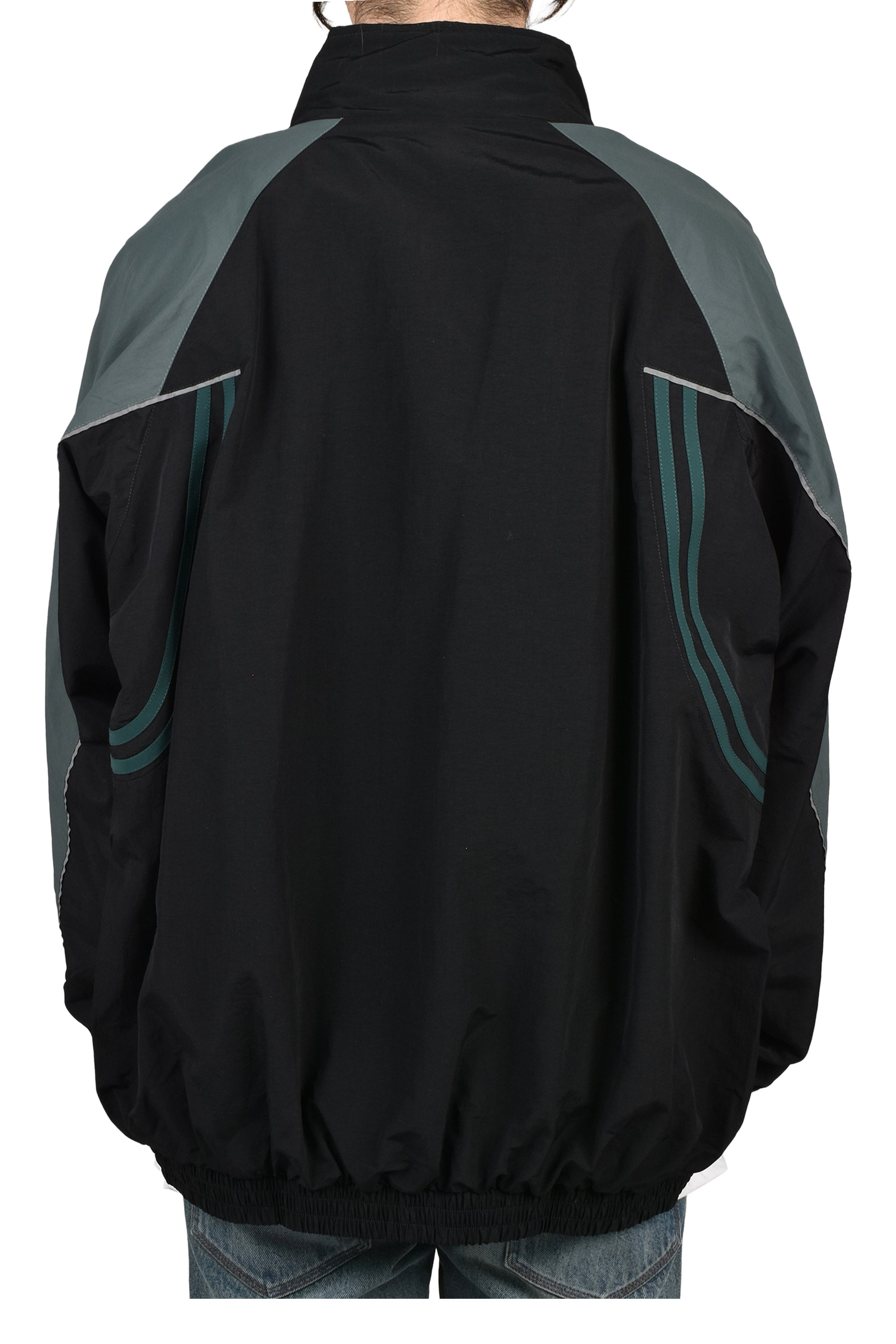 T-LINING TRACK JACKET / BLK TEAL BLK