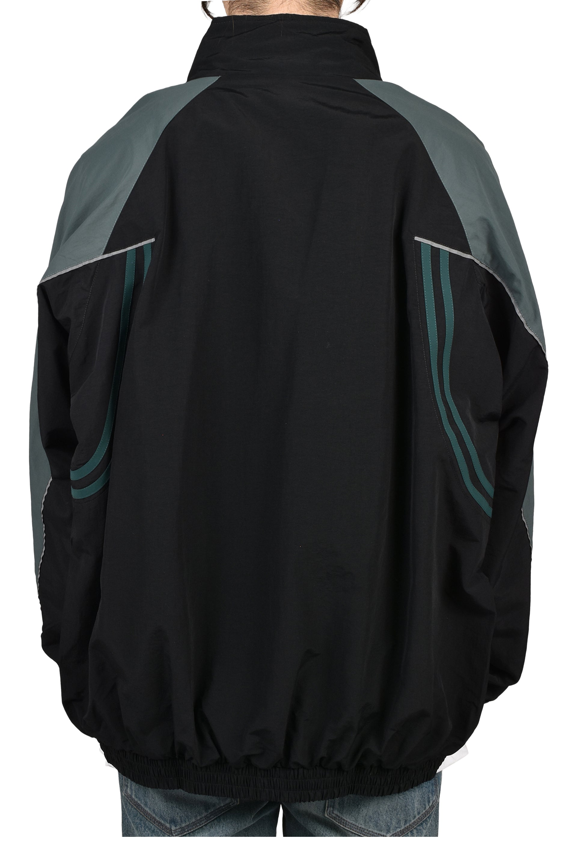T-LINING TRACK JACKET / BLK TEAL BLK