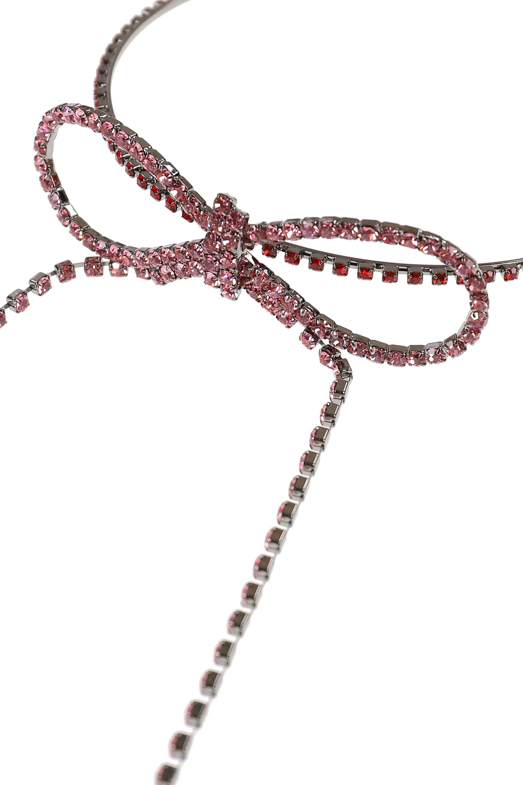 BIG RIBBON HAIRBAND / PNK / RED