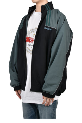 T-LINING TRACK JACKET / BLK TEAL BLK