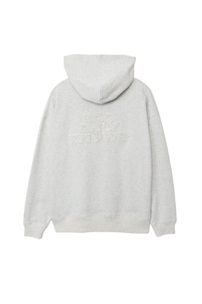 SWEAT HOODIE / HEATHER WHT