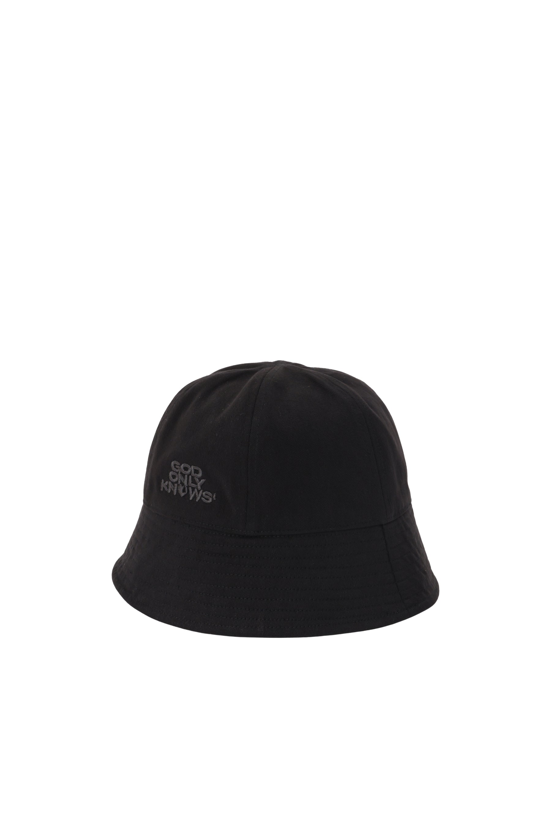 LOGO BUCKET HAT / BLACK