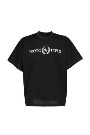 LAUREL CLASSIC PRINTED TEE / BLK