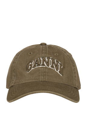 WASHED COTTON CANVAS CAP EMB / KALAMATA