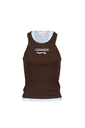 DOUBLE LOGO TANK TOP / BRY