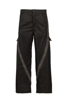 DIFFRACTION 3-WAY ZIP TROUSER / BLK