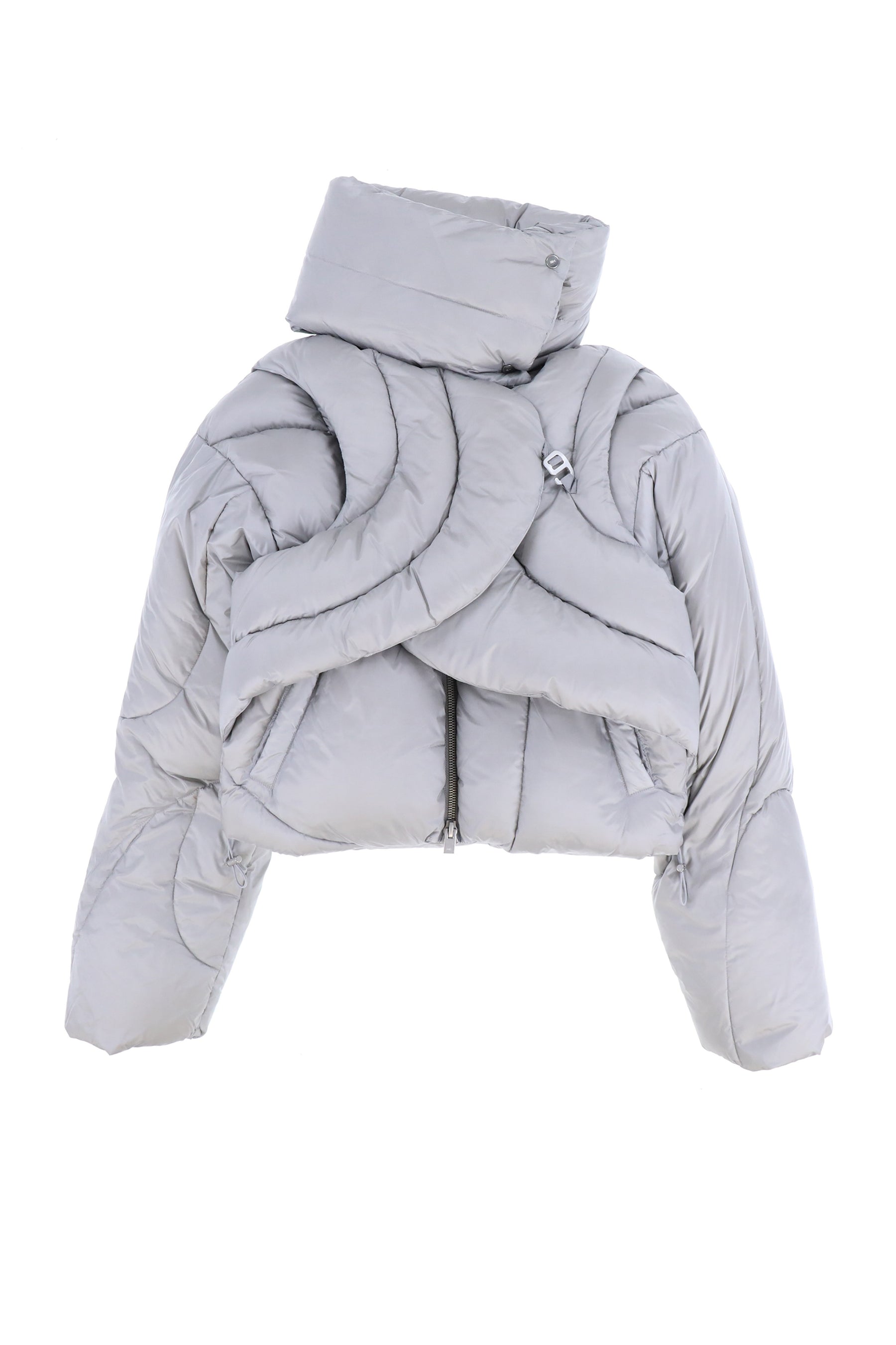 HELIOT EMIL FW23 CONNECTIVE DOWN JACKET / GRY -NUBIAN