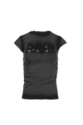 BABY T-SHIRT CUT AV-LOGO BLACK / BLK