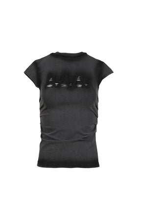 BABY T-SHIRT CUT AV-LOGO BLACK / BLK