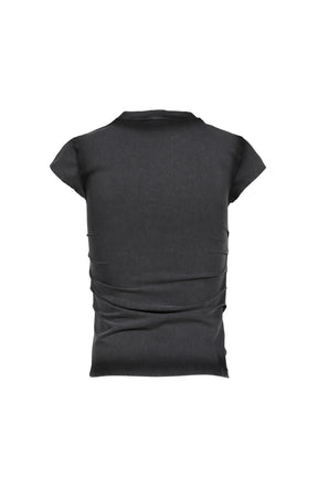 BABY T-SHIRT CUT AV-LOGO BLACK / BLK