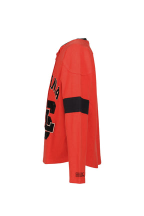 UNISEX RED HOCKEY SWEATSHIRT KNIT / RED