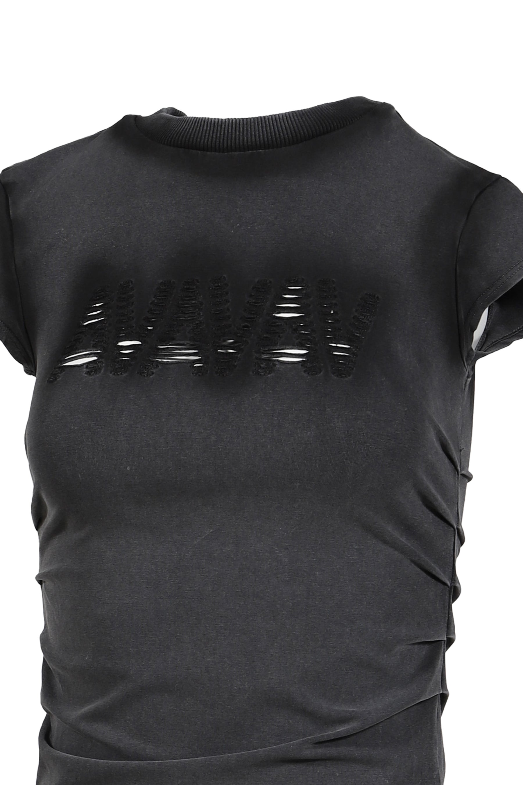 BABY T-SHIRT CUT AV-LOGO BLACK / BLK
