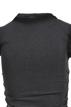 BABY T-SHIRT CUT AV-LOGO BLACK / BLK