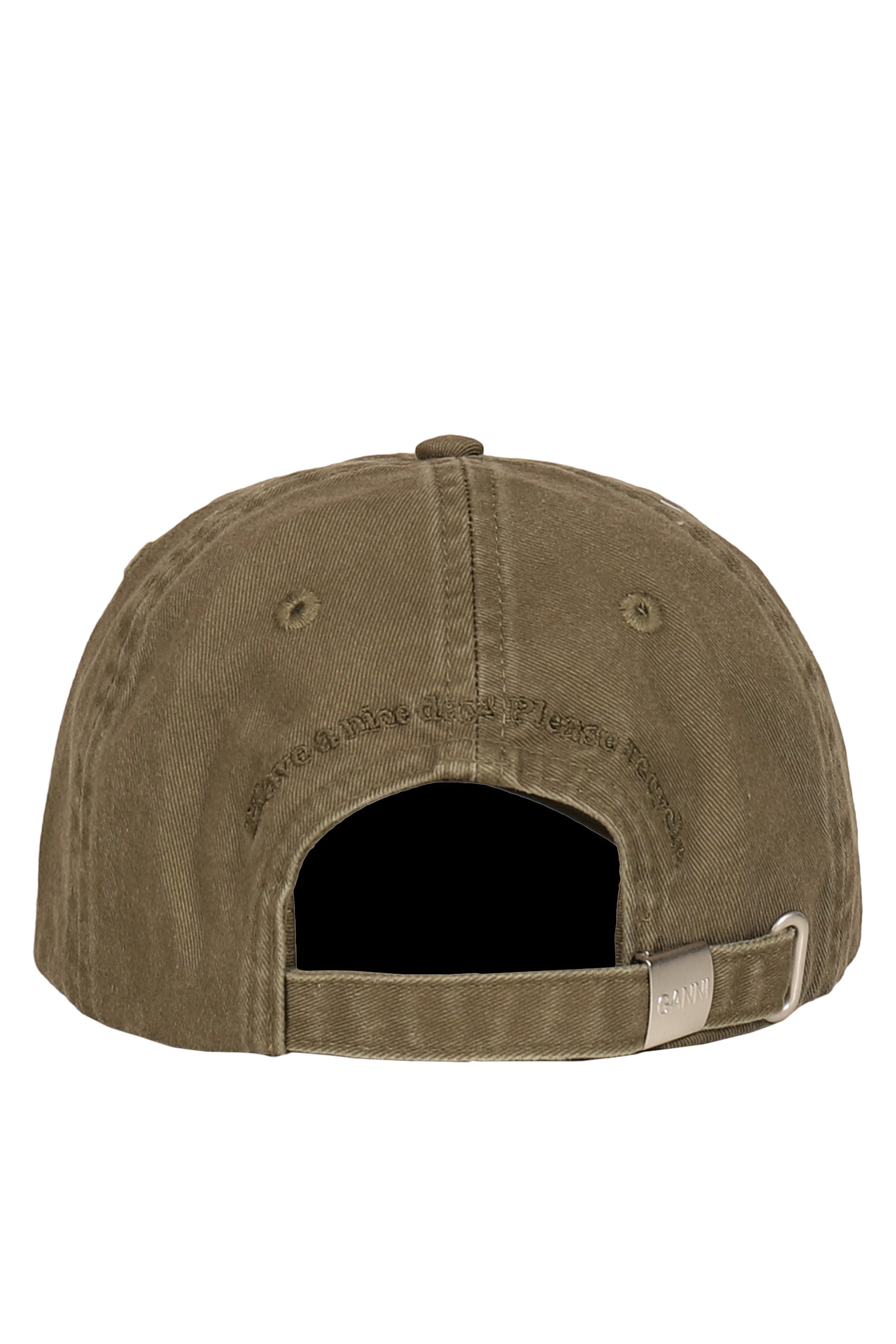 WASHED COTTON CANVAS CAP EMB / KALAMATA