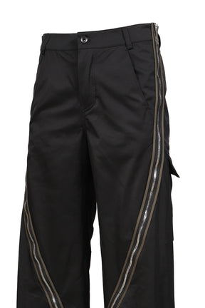 DIFFRACTION 3-WAY ZIP TROUSER / BLK
