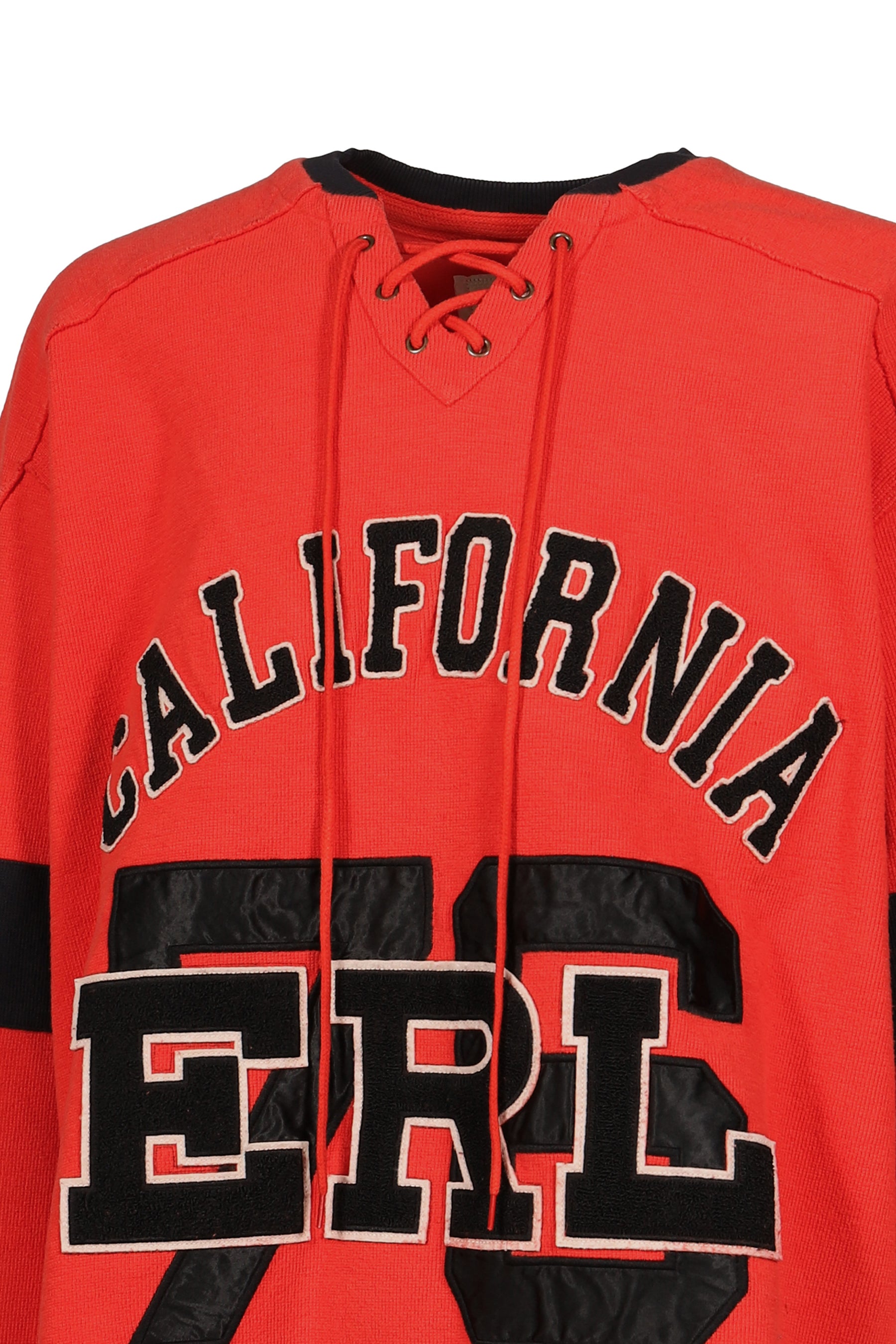 UNISEX RED HOCKEY SWEATSHIRT KNIT / RED