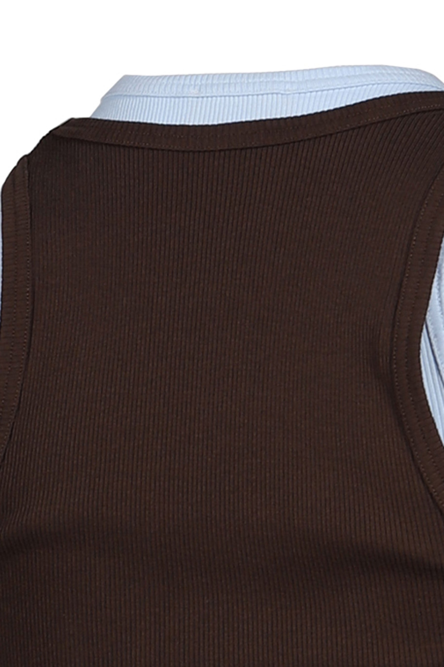 DOUBLE LOGO TANK TOP / BRY