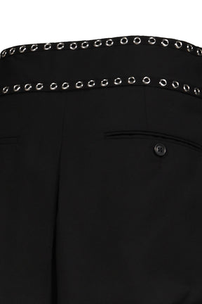 PLEATED MINI SKORT / BLK