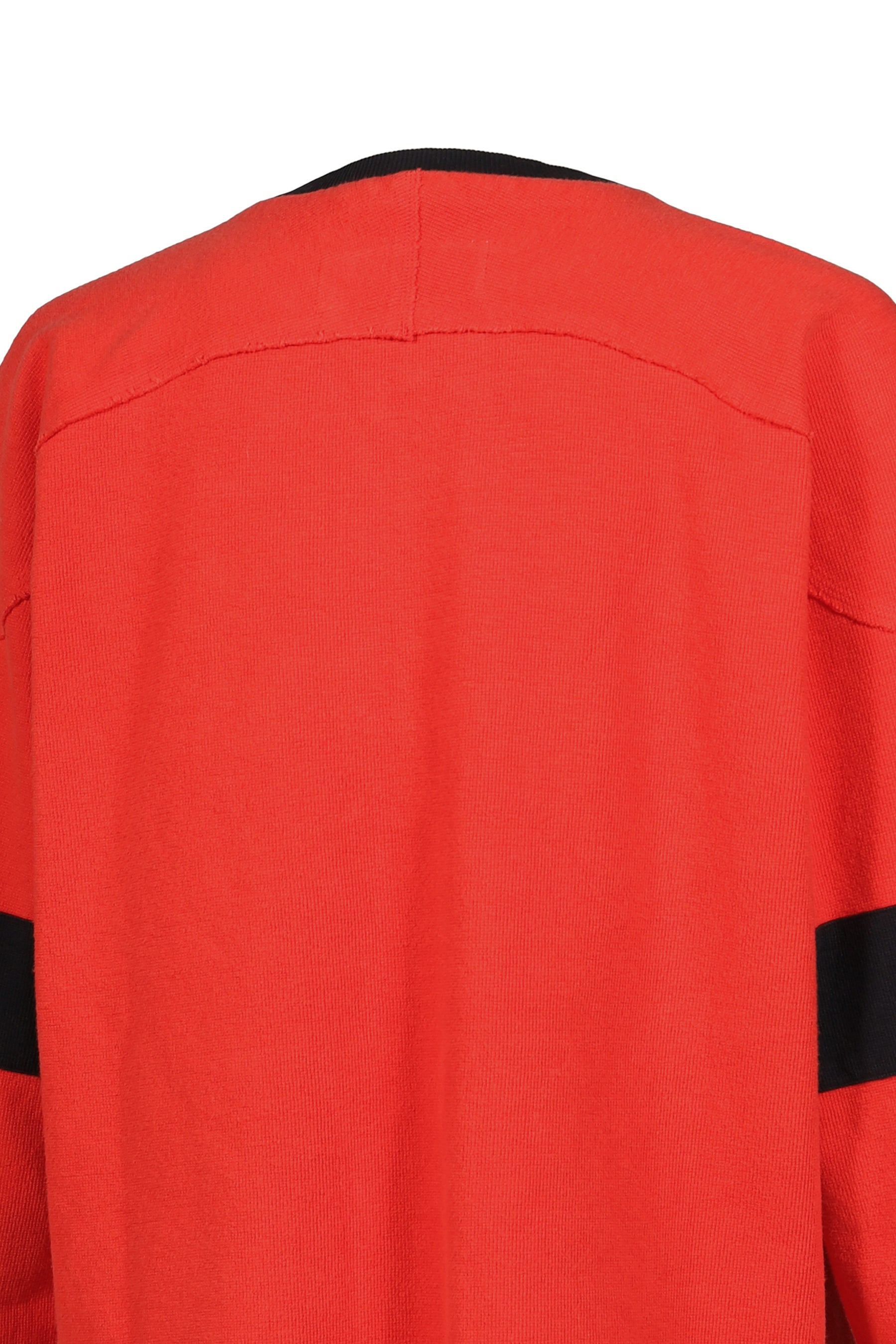 UNISEX RED HOCKEY SWEATSHIRT KNIT / RED