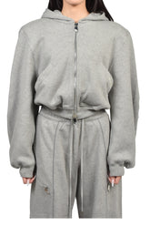 SWEATSHIRT / MELANGE GREY