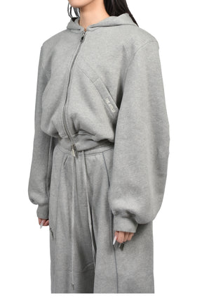 SWEATSHIRT / MELANGE GREY