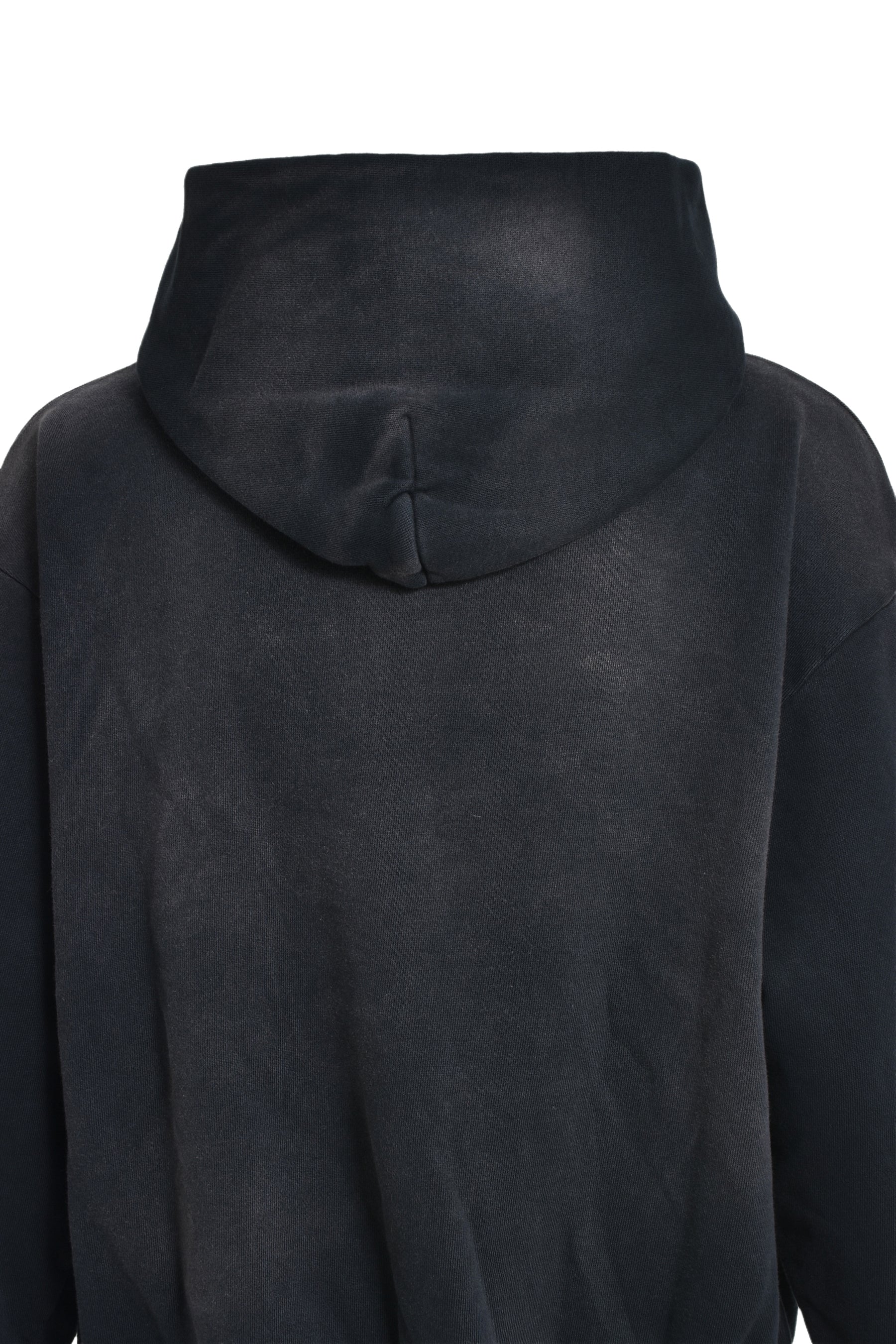 WAVING ALCHEMIST HOODIE WITH TIFFANY CRYSTALS / BLK