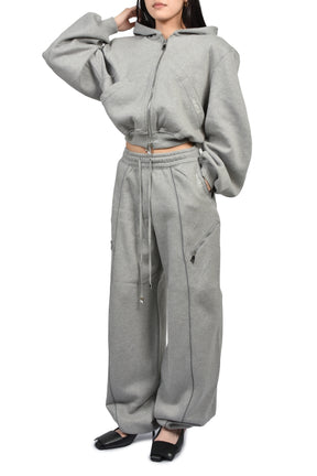 SWEATSHIRT / MELANGE GREY