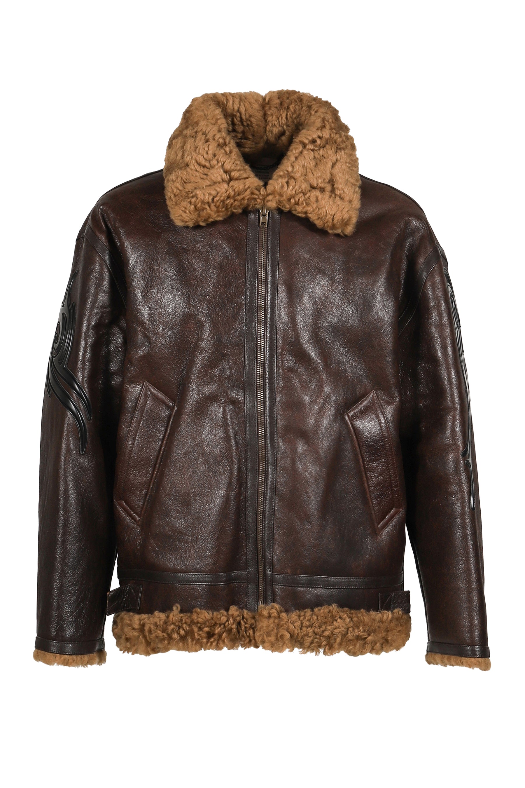 TRIBAL SHEARLING JACKET / BRW