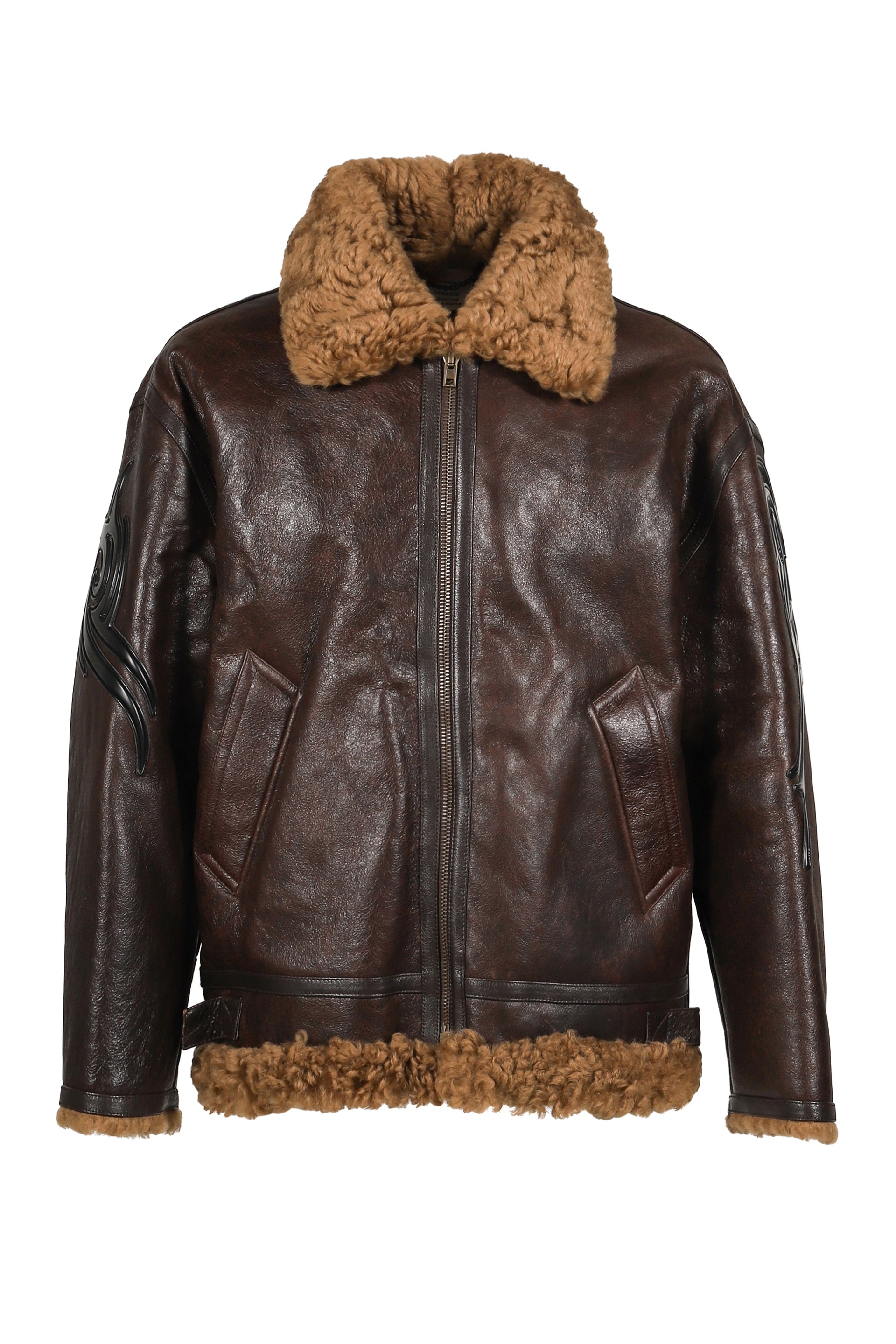 TRIBAL SHEARLING JACKET / BRW