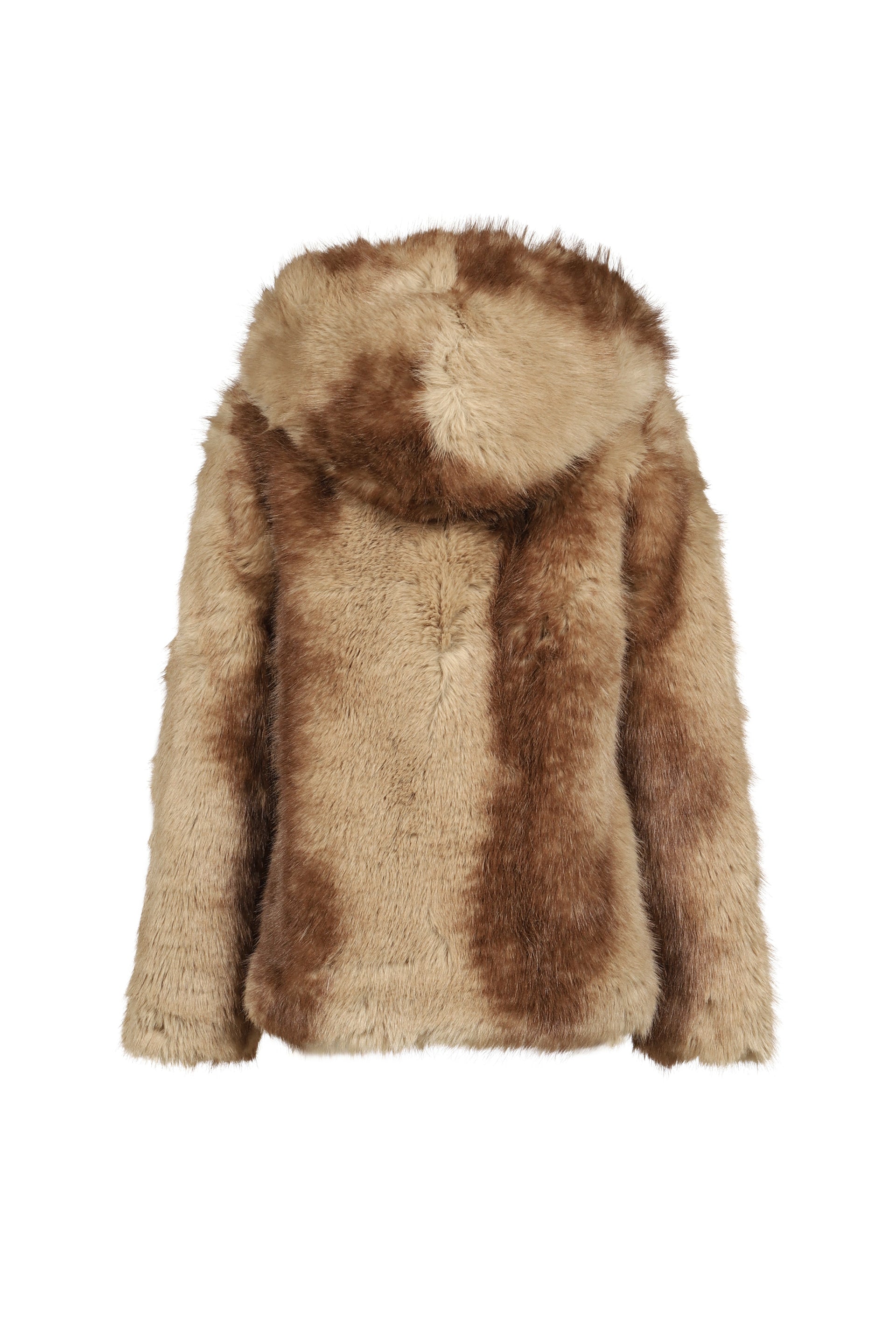 KATIN MINK HOODED COAT / BLONDE MINK