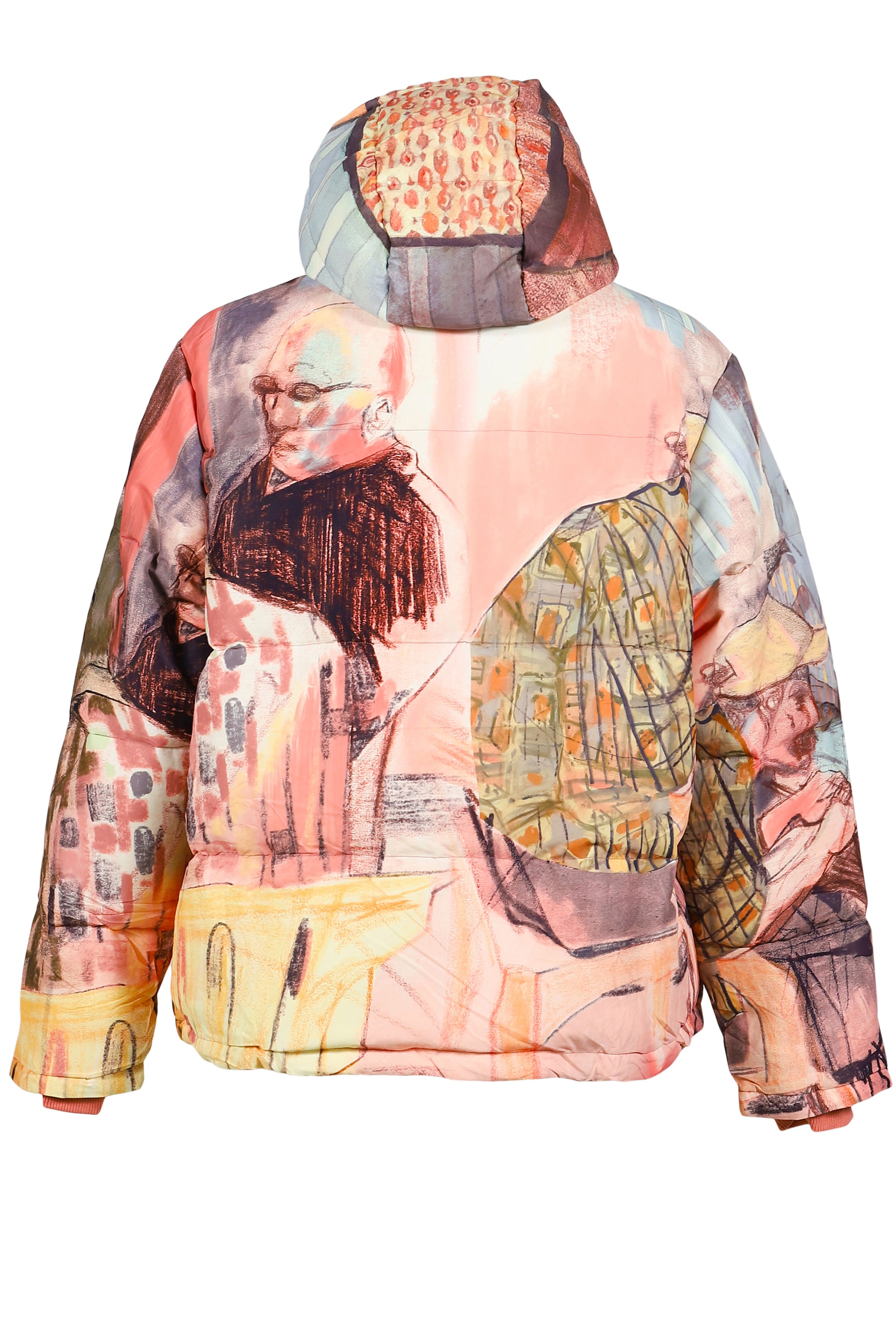 DOMINO PLAYERS PUFFER / MULTI