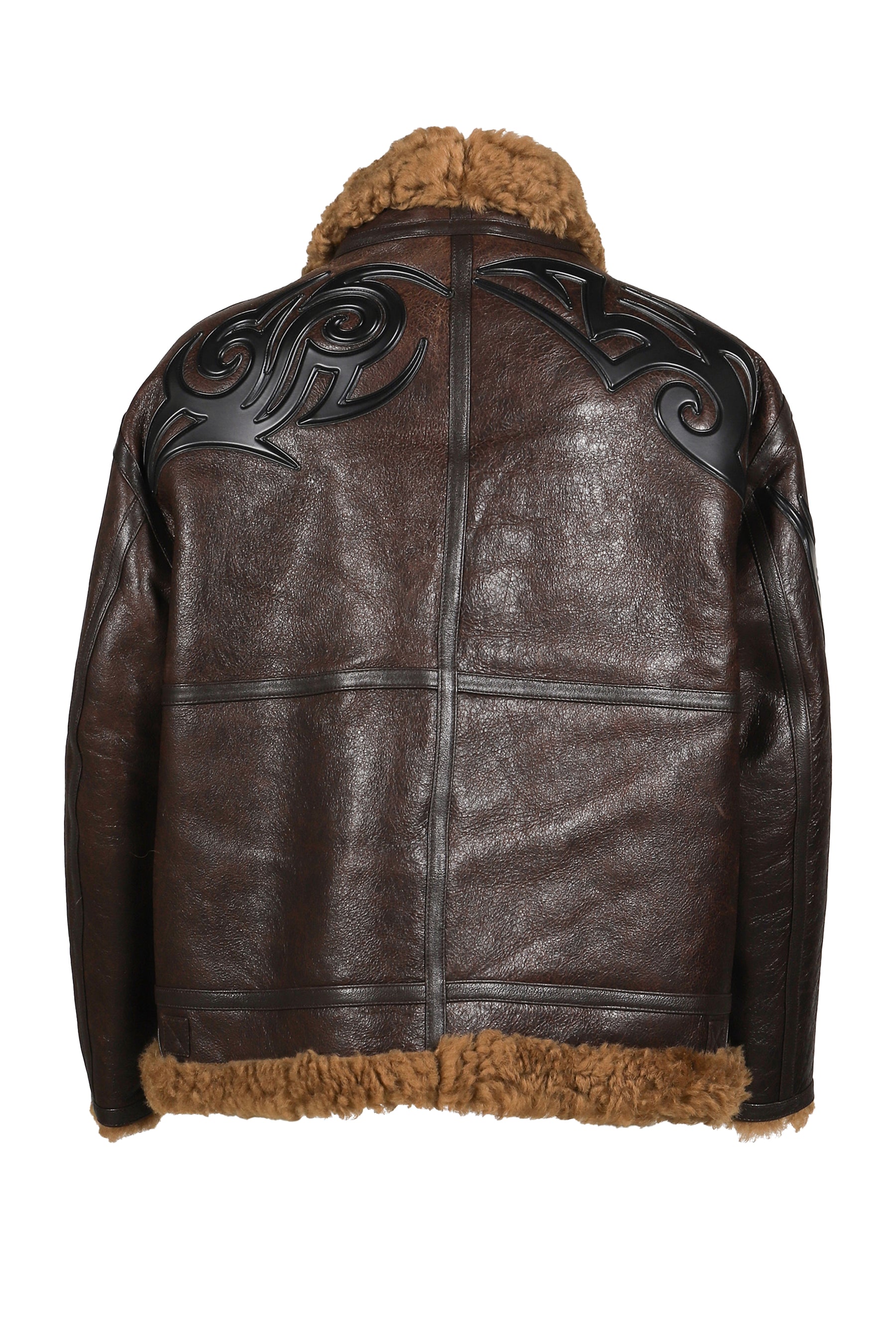 TRIBAL SHEARLING JACKET / BRW