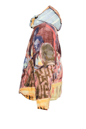 DOMINO PLAYERS PUFFER / MULTI