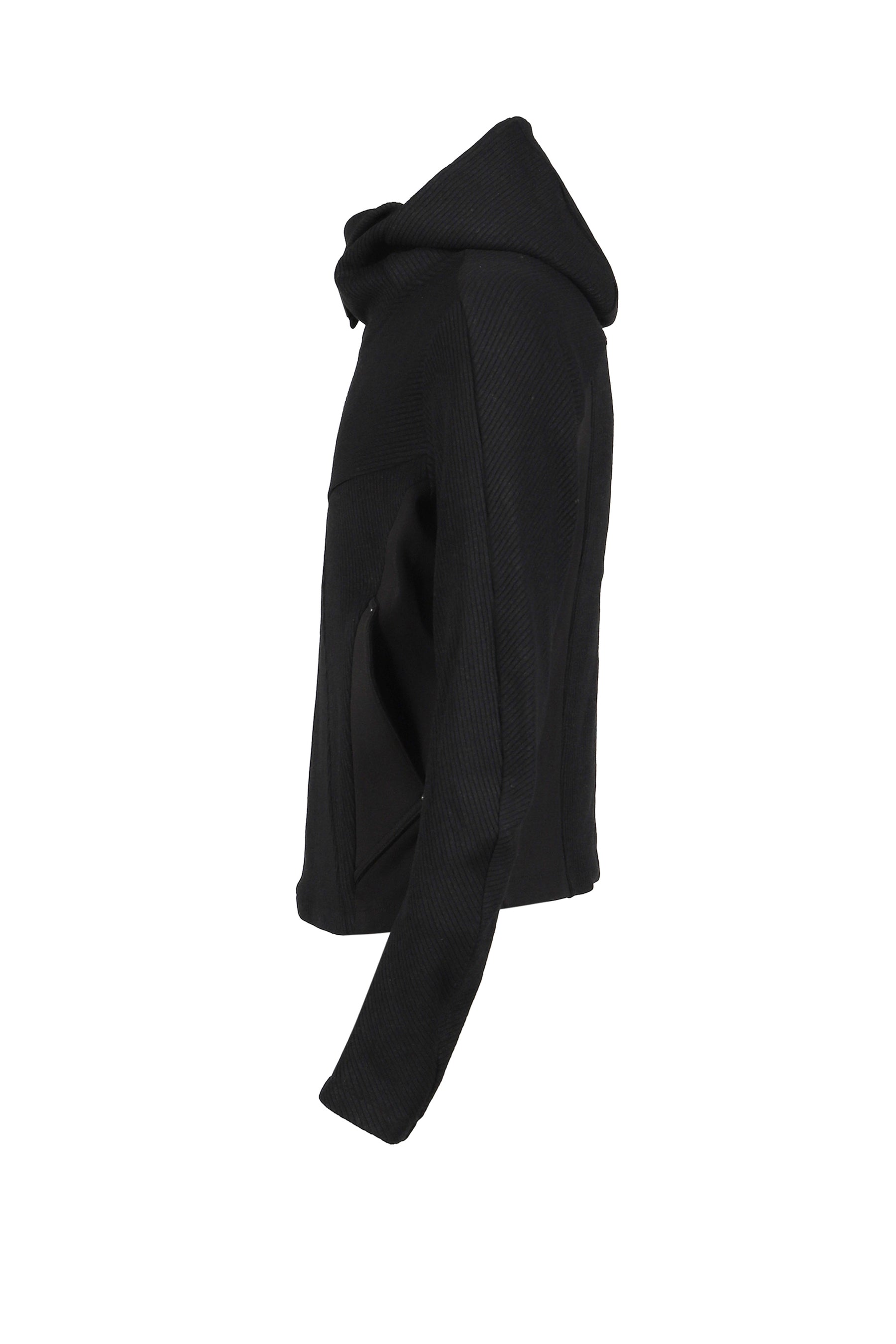 KNIT BALACLAVA RIDER SWEATER / BLK