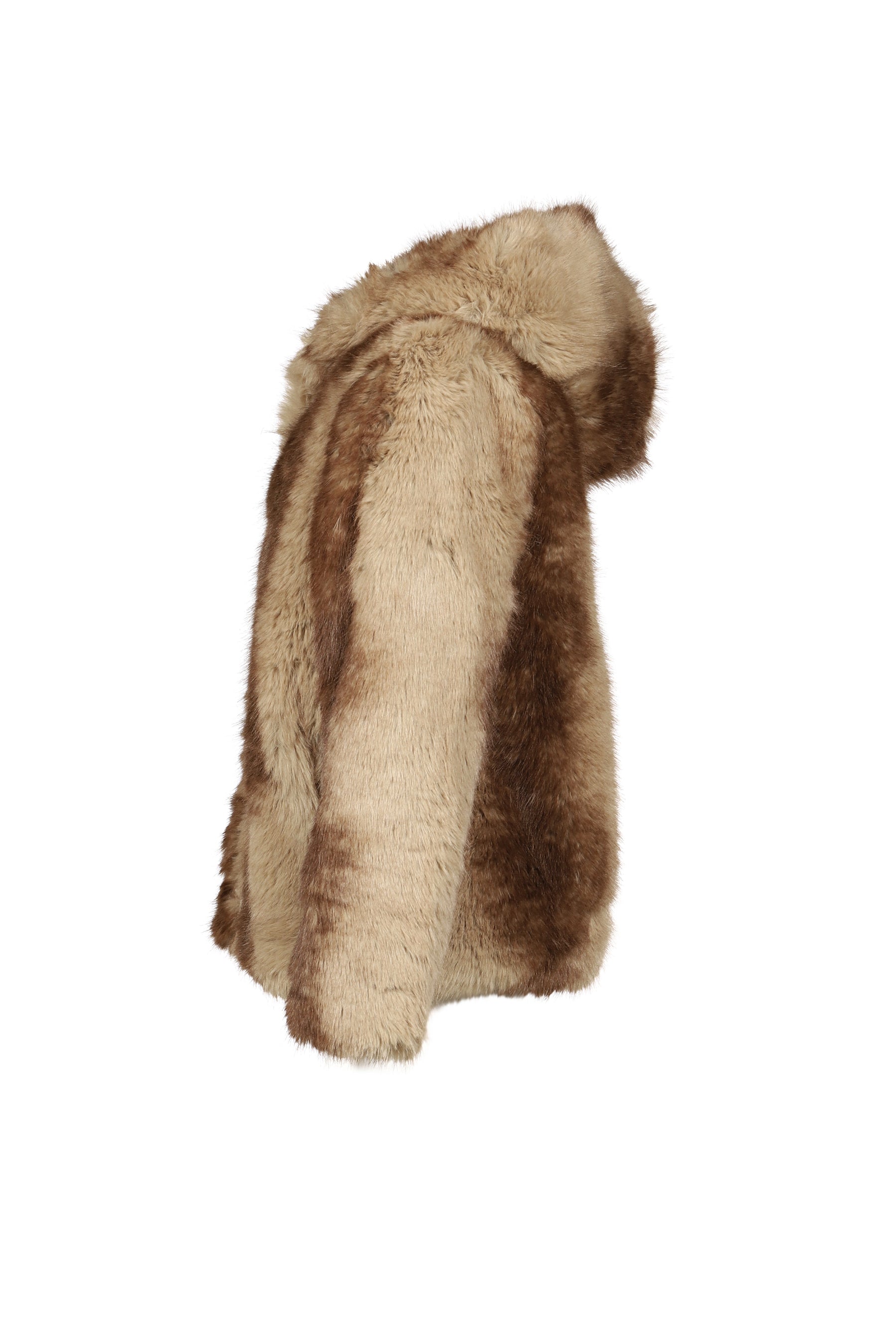 KATIN MINK HOODED COAT / BLONDE MINK
