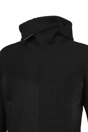 KNIT BALACLAVA RIDER SWEATER / BLK