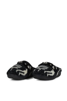 KNIT SLIP-ON / BLACK 